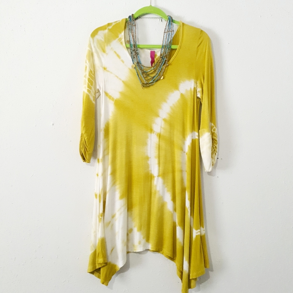 Olivia Tunic Top Tie Dye Size Medium Dress Top